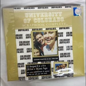 University Of Colorado Buffaloes 8x8" Complete Design Scrapbook Kit NEW